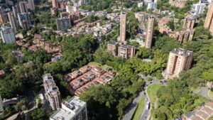 Vista aerea de la 34 con gonzalez en el poblado