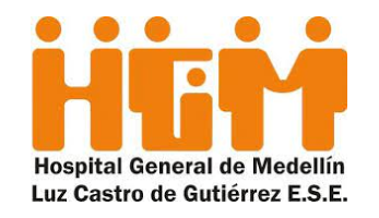 Logo hospital general de Medellín Luz Castro de Gutiérrez E.S.E.