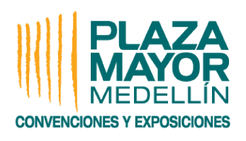 Logo Plaza Mayor Medellín - convenciones y exposiciones